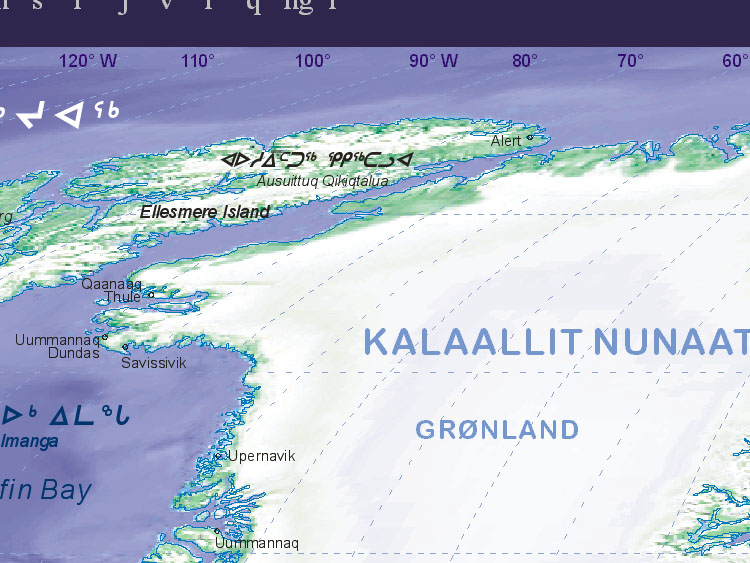 Greenland Map With Capital
