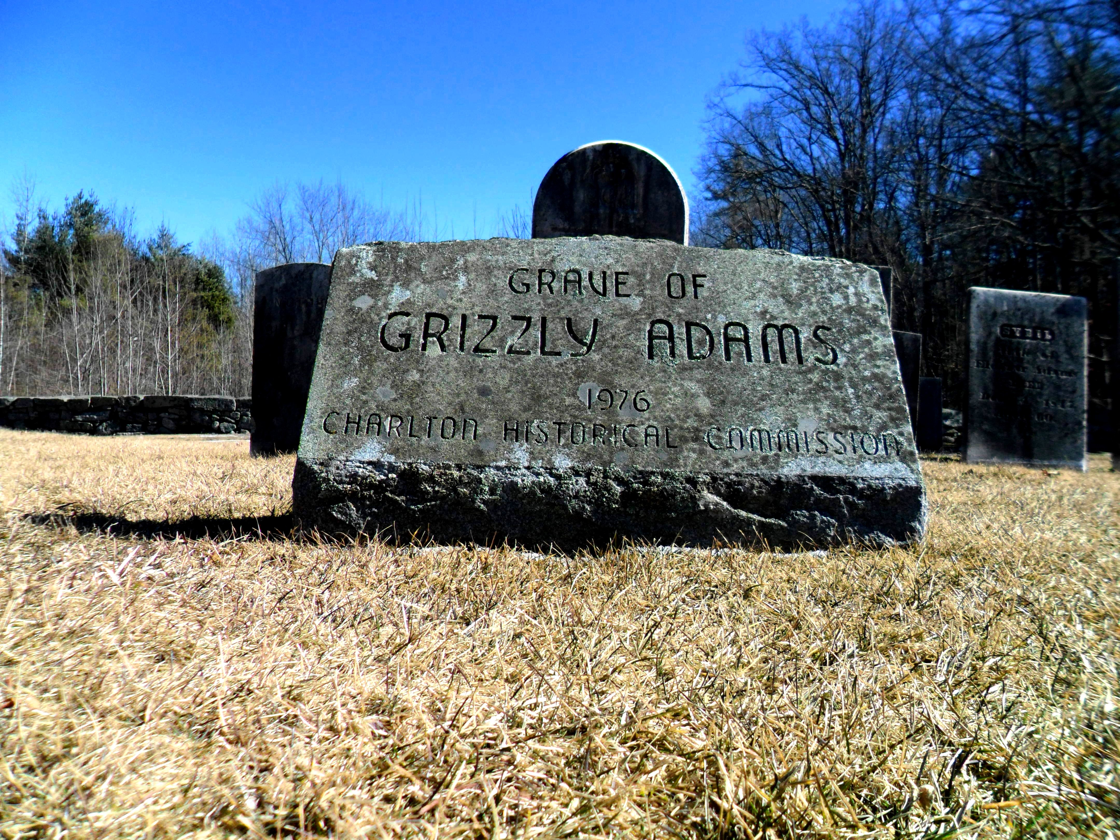 Grizzly Adams Tombstone