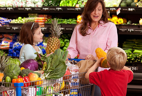 Grocery Shopping With Kids