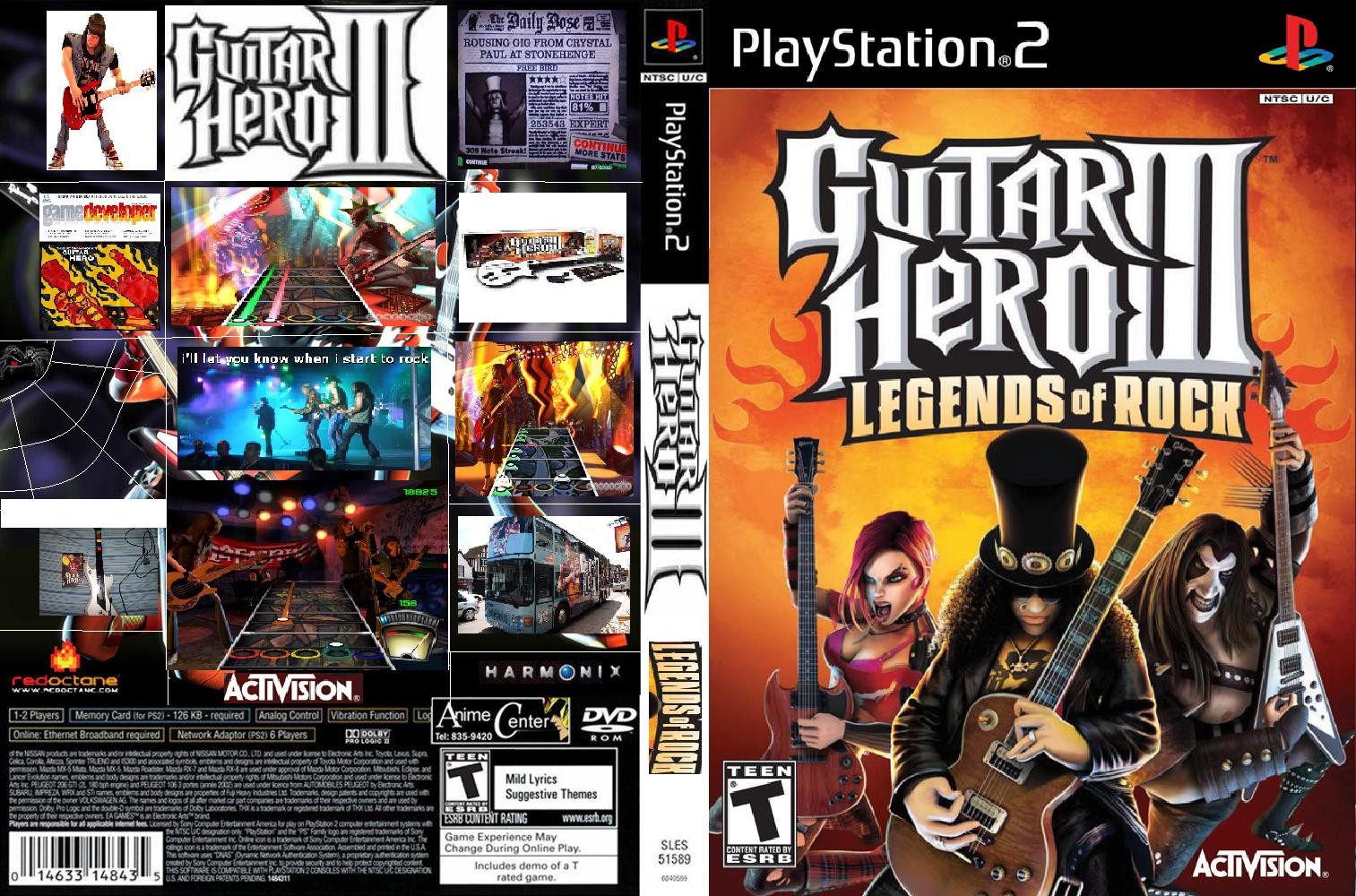 Guitar Hero 3 Legends Of Rock Ps2