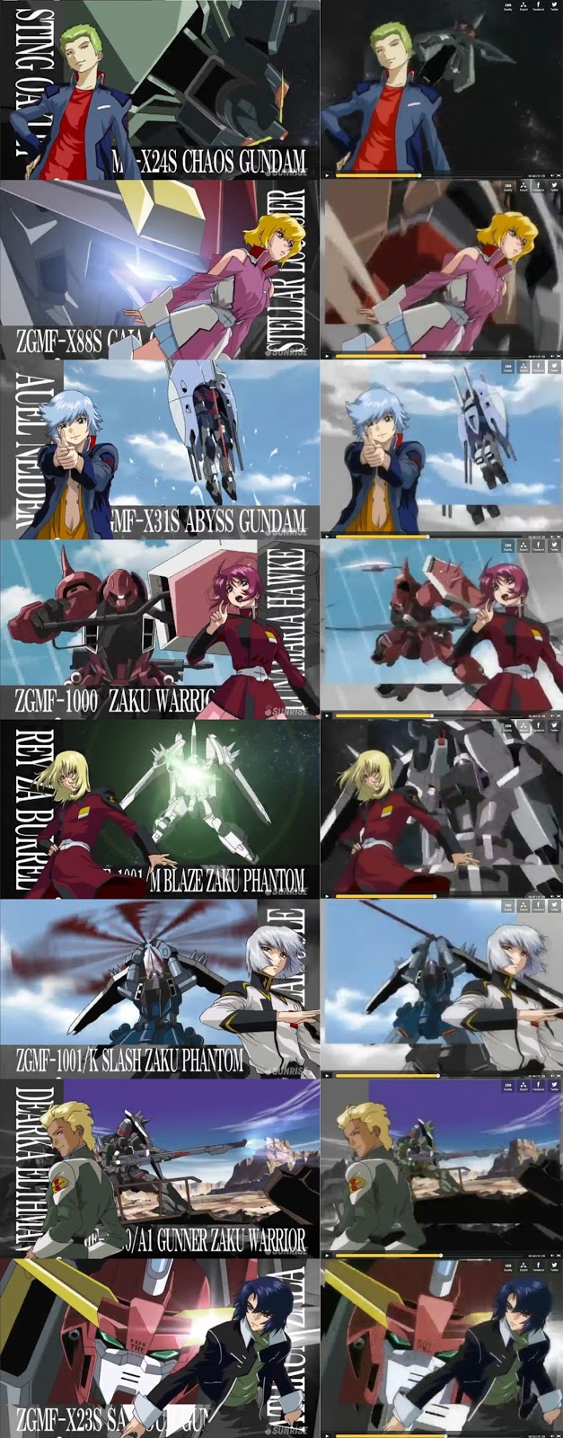 Gundam Seed Destiny Remastered Comparison
