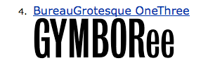 Gymboree Logo Font