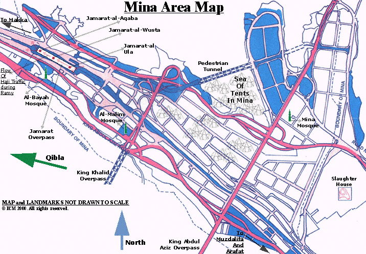 Hajj Mina Map