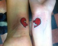 Heart Jigsaw Tattoo