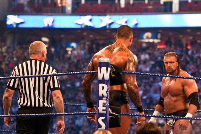 Hhh Vs Randy Orton Wrestlemania 25