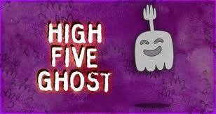 High Five Ghost And Muscle Man