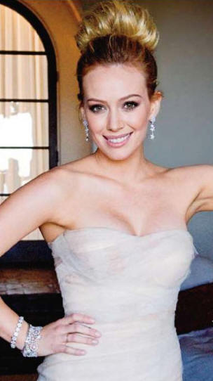 Hilary Duff Wedding Hair Pictures