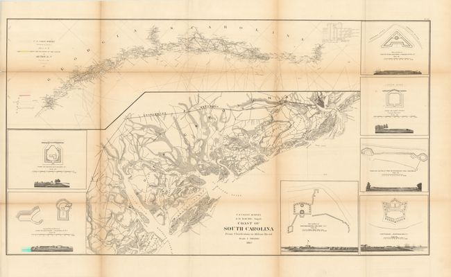 Hilton Head Map Vintage