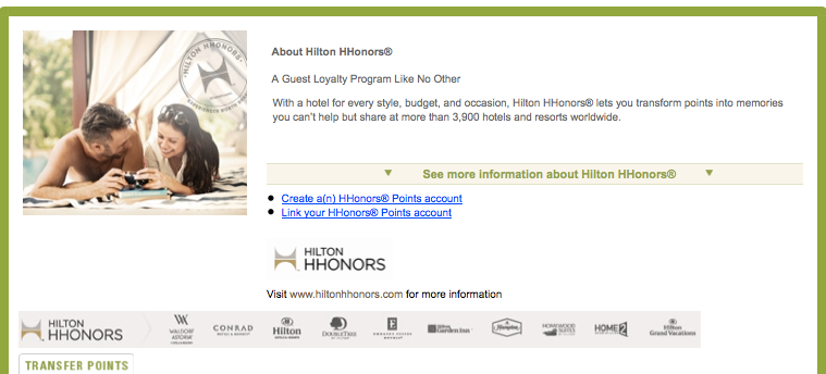 Hilton Hhonors Shopping Portal