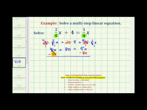 How To Solve Equations With Fractions And Variables
