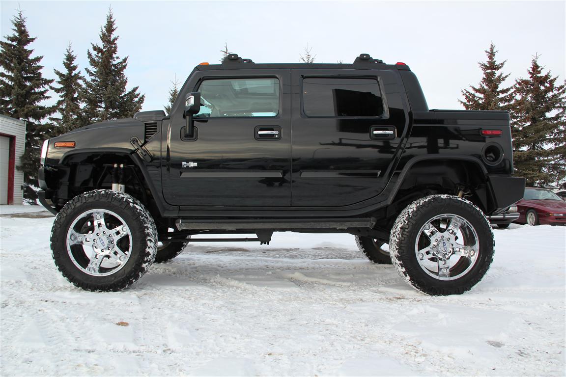 Hummer H2 Black Lifted