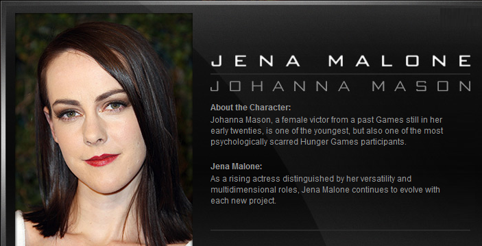 Hunger Games Catching Fire Cast Johanna Mason