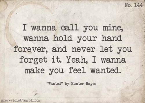 Hunter Hayes Wanted Lyrics