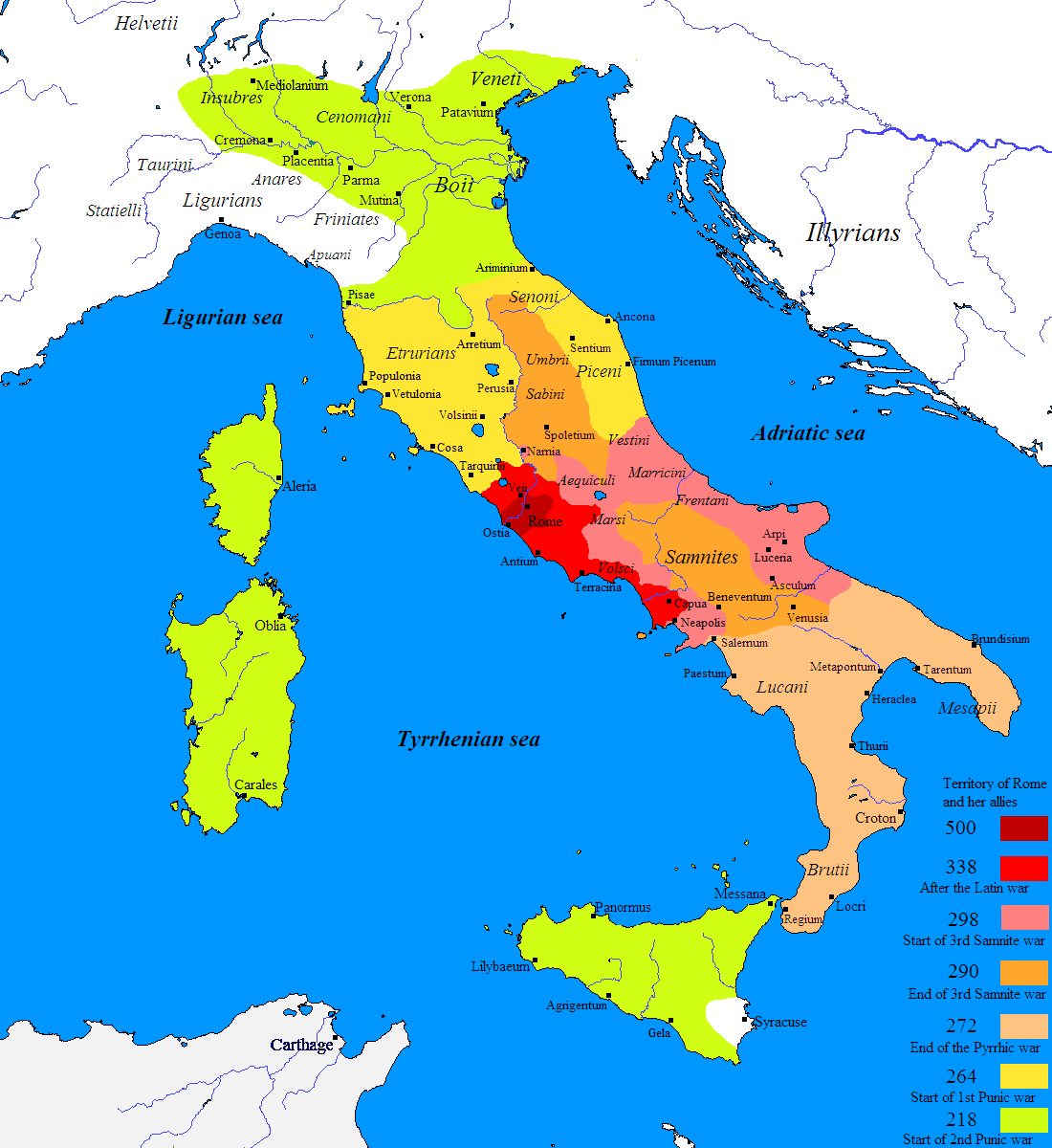 Italy Map Rome