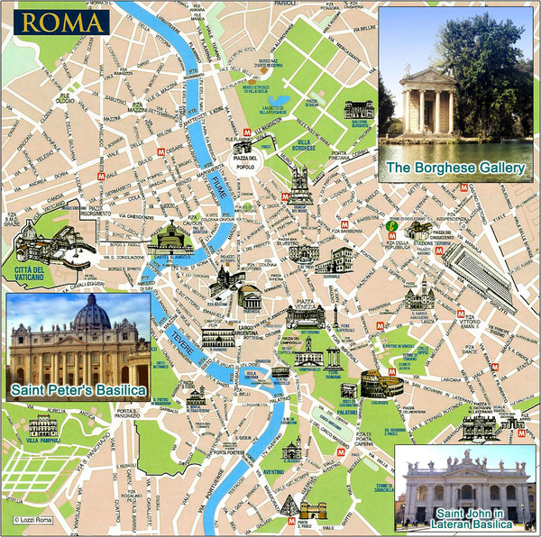 Italy Map Rome