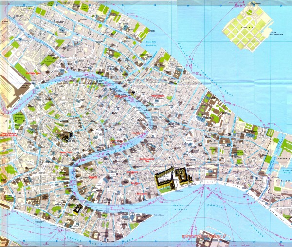 Italy Map Venice
