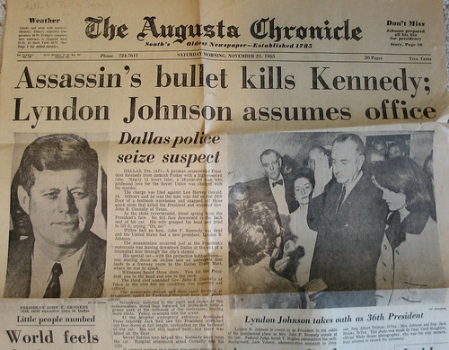 Jfk Assassination Newspaper