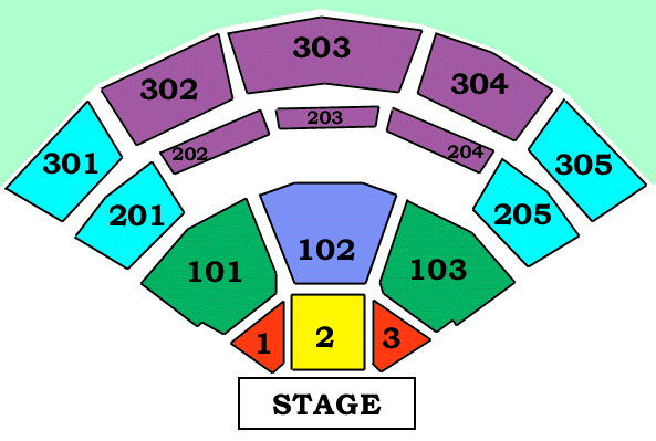 Jiffy Lube Live Seating Chart Seat Numbers