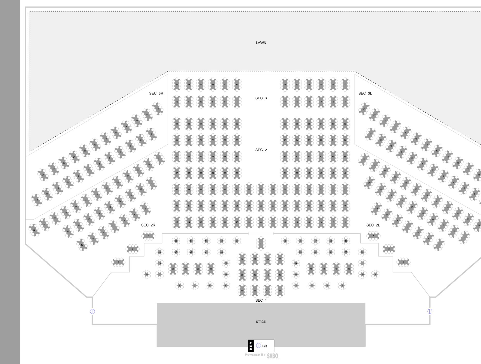 Jiffy Lube Live Seating Chart Seat Numbers