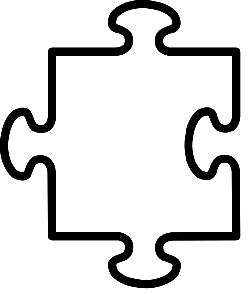 Jigsaw Piece Outline
