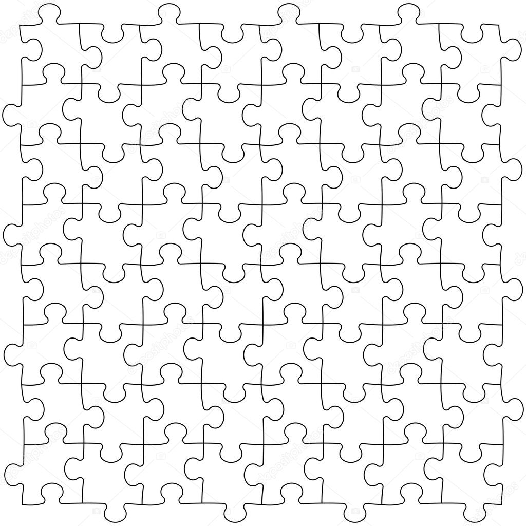 Jigsaw Puzzle Outline