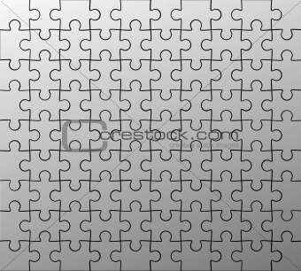 Jigsaw Puzzle Pattern Template