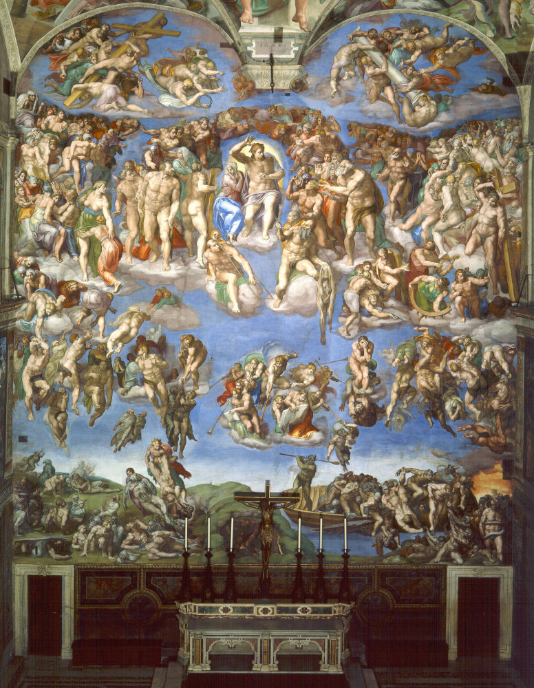 Judgement Day Painting Michelangelo