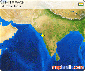 Juhu Beach Mumbai Map