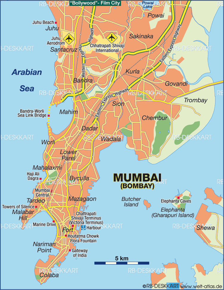 Juhu Mumbai Map