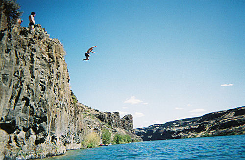 Jumping Off A Cliff Tumblr