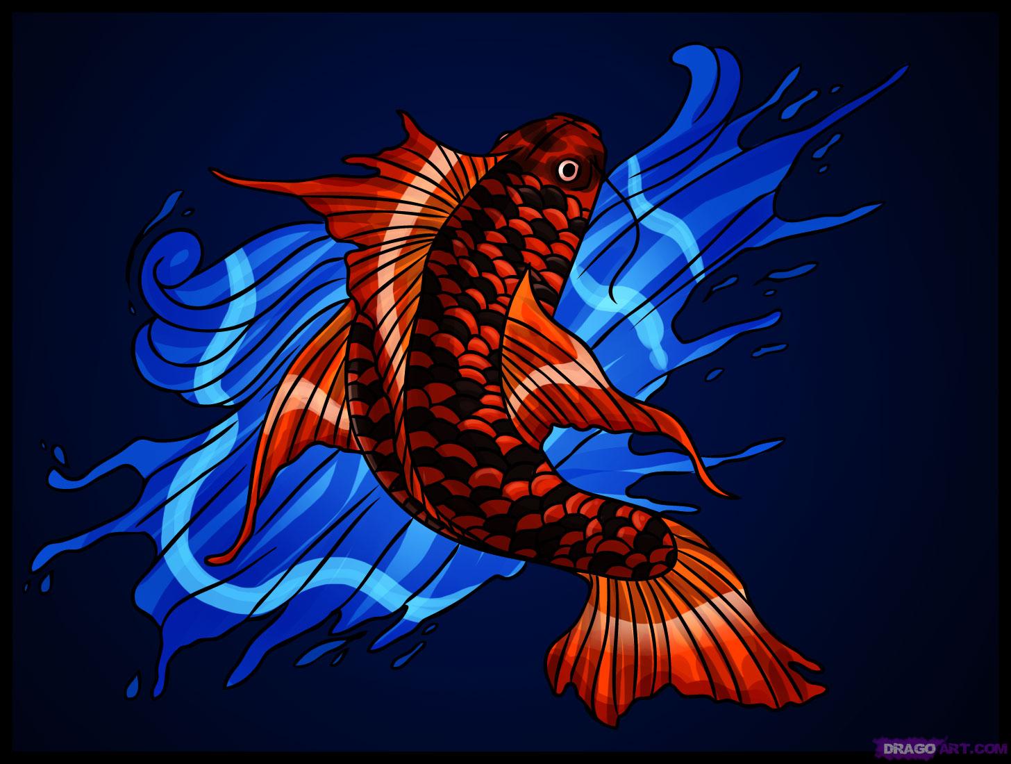 Koi Fish Art