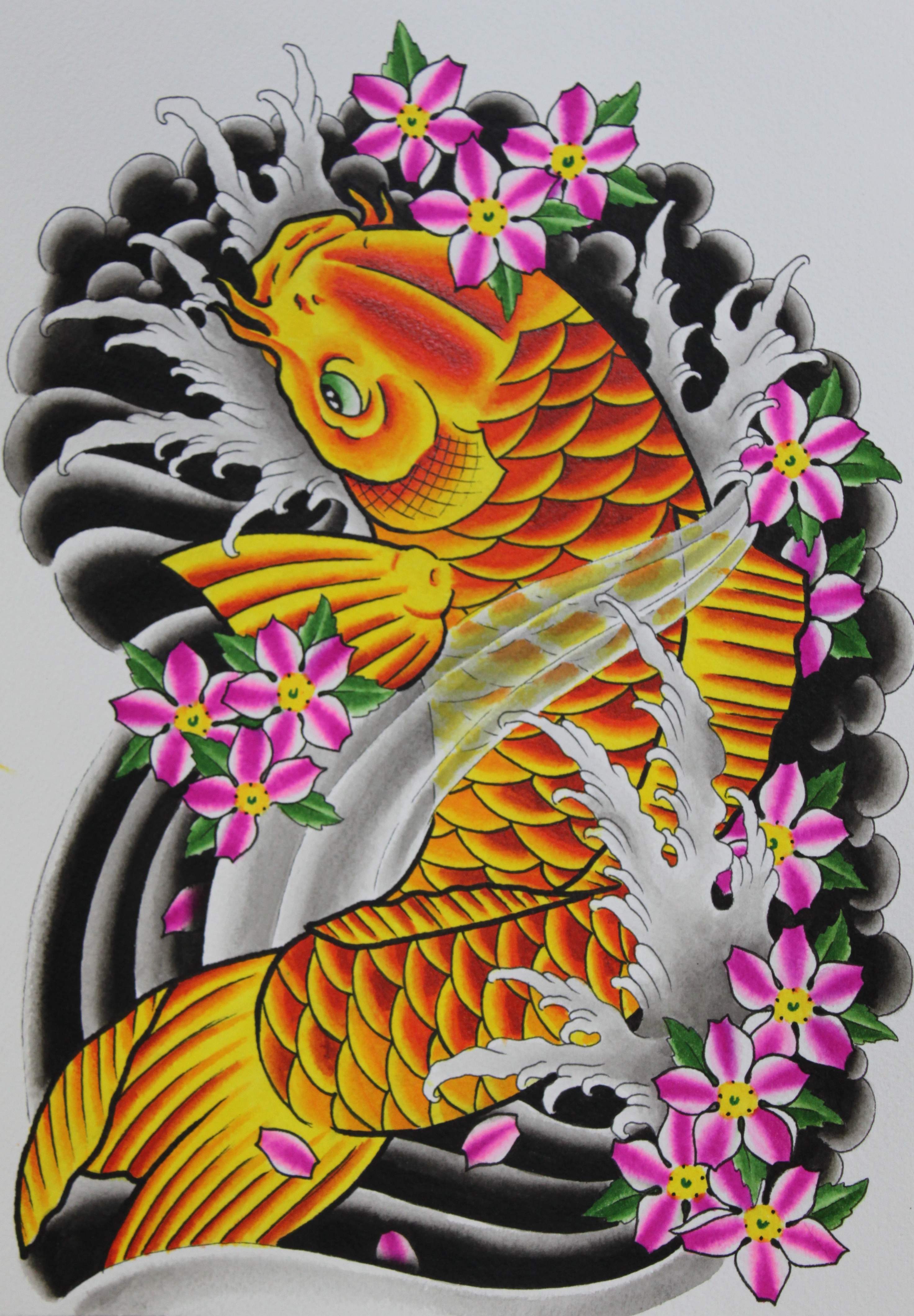 Koi Fish Art