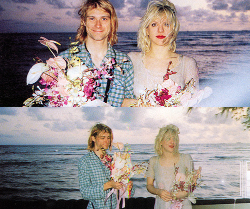 Kurt Cobain And Courtney Love Wedding Pictures