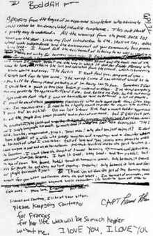 Kurt Cobain Death Note