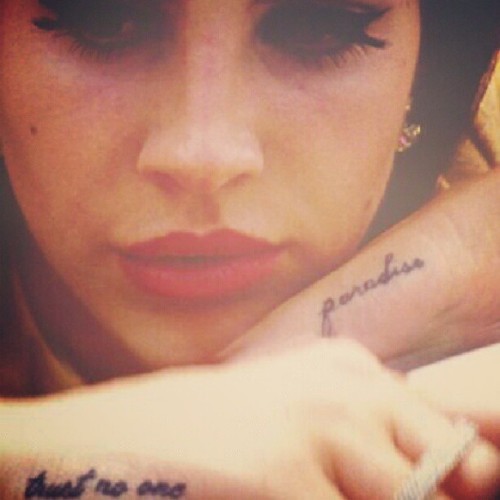 Lana Del Rey Tattoo Paradise