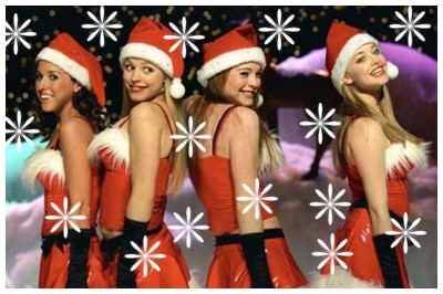 Lindsay Lohan Mean Girls Santa