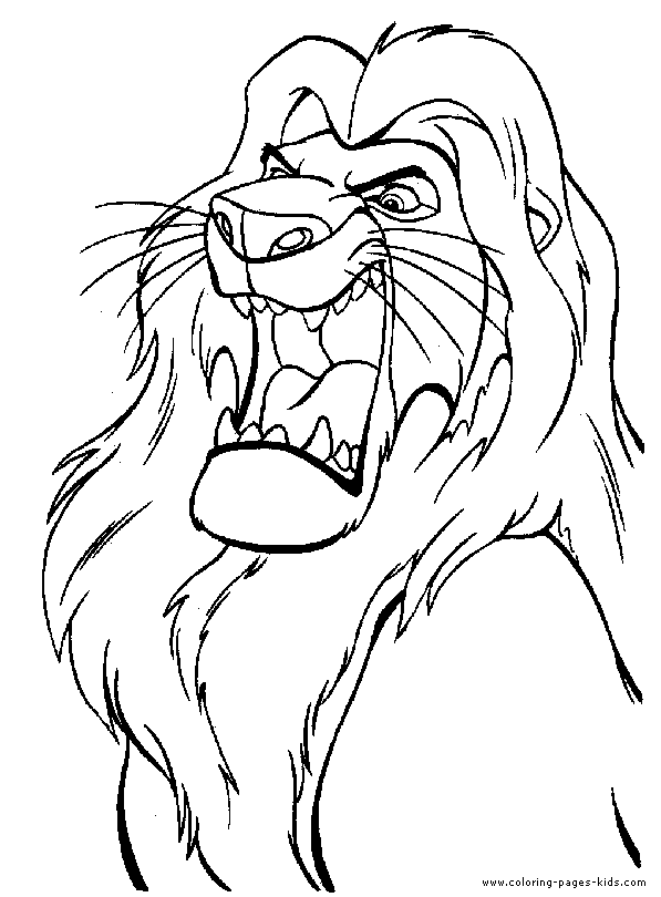 Lion King 2 Coloring Pages Free
