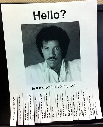 Lionel Richie Hello Poster Funny