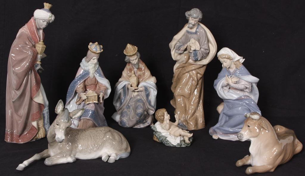Lladro Nativity Set Large