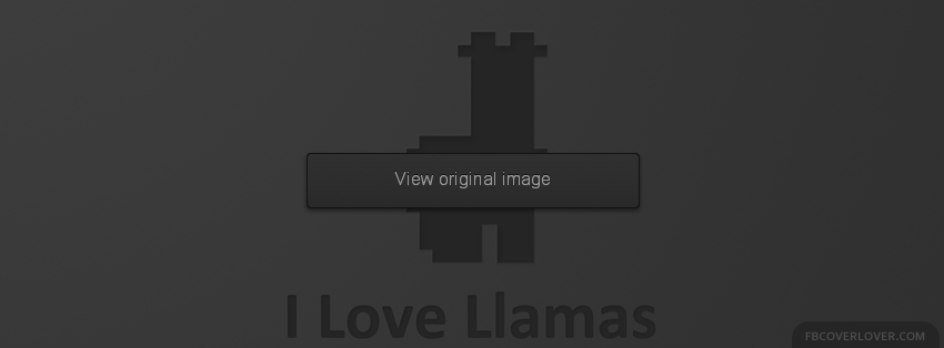 Llama Facebook Cover Photo