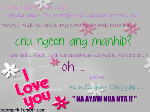 Love Quotes Tagalog Tumblr 2013