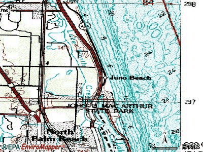 Map Juno Beach Florida