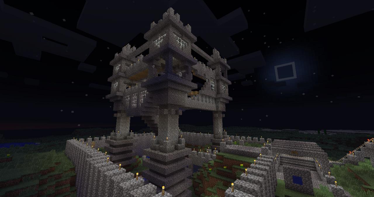 Minecraft Hillside House