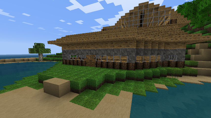 Minecraft Hillside House
