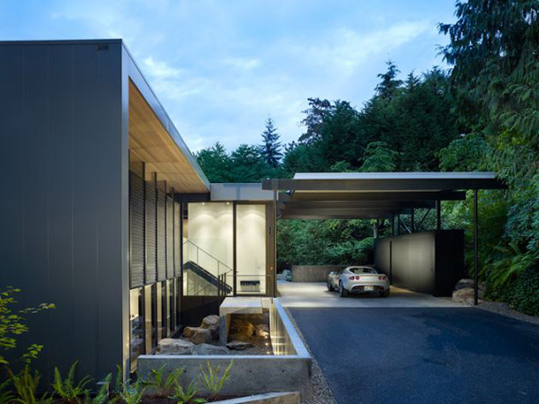 Modern Hillside House Plans