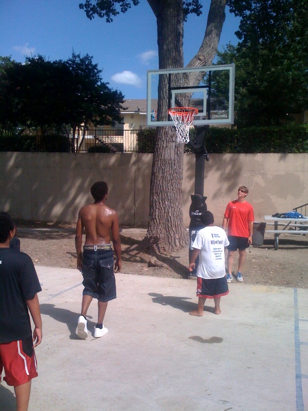 Nba Basketball Hoop And Court