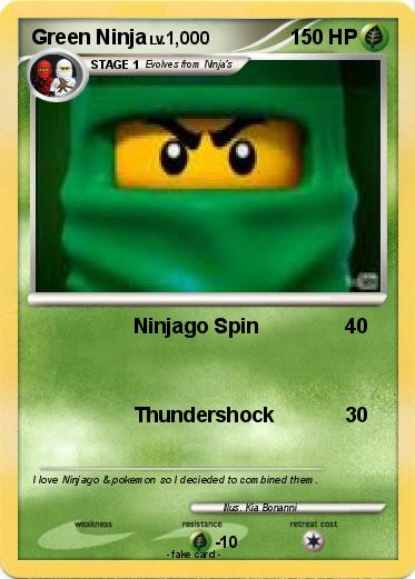 Ninjago Pictures Of The Green Ninja