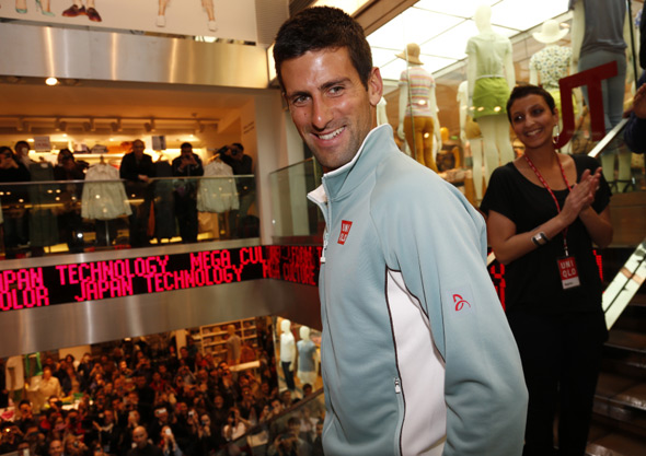 Novak Djokovic Uniqlo 2013