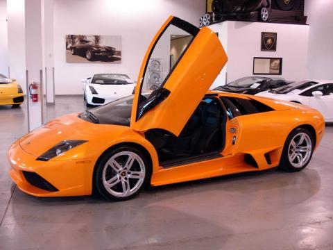 Orange Lamborghini Murcielago Lp640 Roadster