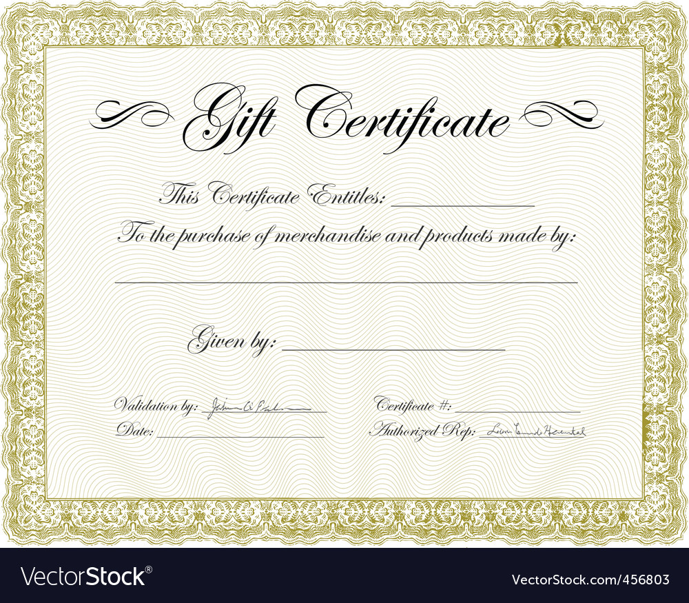 Photography Gift Certificate Template Free